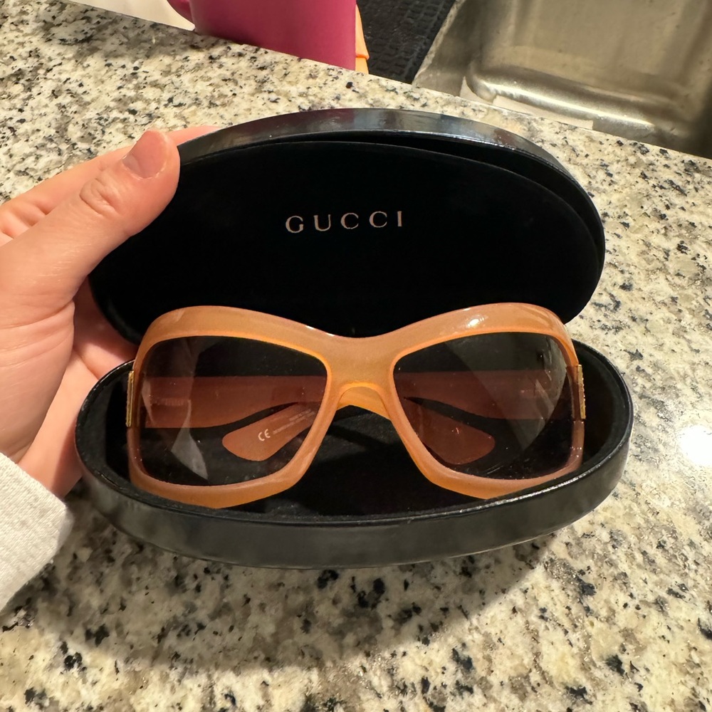 Vintage Pink Gucci Sunglasses